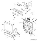 Diagram for 1 - Escutcheon & Door Assembly