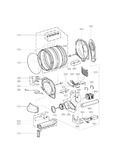 Diagram for 03 - Drum & Motor Assembly: Electric Type