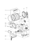 Diagram for 03 - Drum And Motor Assembly Parts