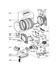 Diagram for 04 - Drum/motor: Electric Type