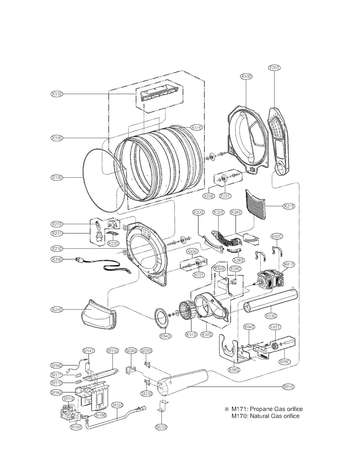 Diagram for DLG1320W