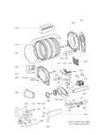 Diagram for 03 - Drum & Motor Assembly: Electric Type