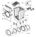 Diagram for 02 - Cabinet/door Assy