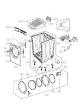 Diagram for 03 - Cabinet And Door Assembly Parts