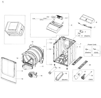 Diagram for DV50K8600EW/A3-0000