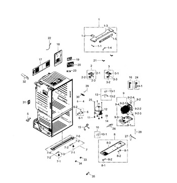 Diagram for RF260BEAESP/AA-0001