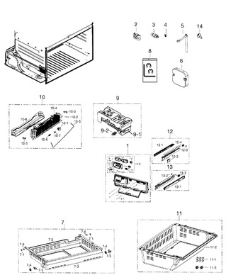 Diagram for RF260BEAESR/AA-0001