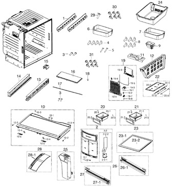 Diagram for RF260BEAESR/AA-0001