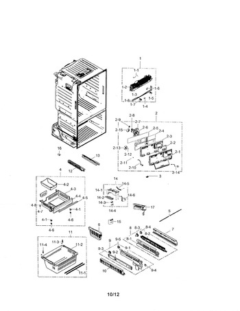 Diagram for RF260BEAEWW/AA-0001