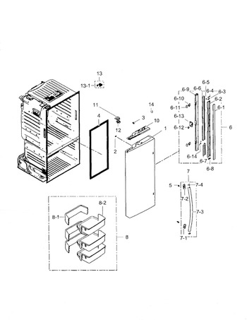 Diagram for RF260BEAEWW/AA-0001