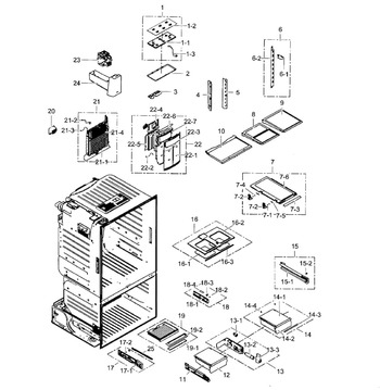 Diagram for RF323TEDBBC/AA-0001