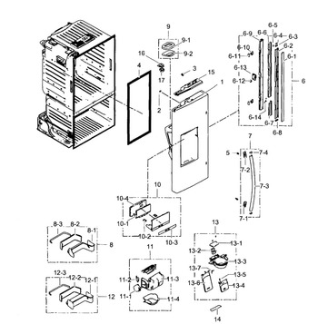 Diagram for RF323TEDBWW/AA-0001