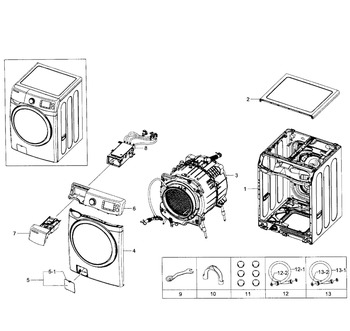 Diagram for WF501ANW/XAA-0001