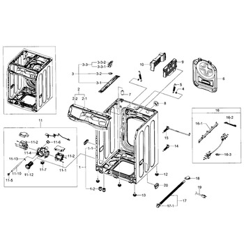 Diagram for WF501ANW/XAA-0001