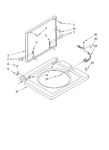 Diagram for 06 - Washer Top And Lid Parts