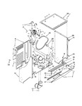 Diagram for 04 - Dryer Cabinet And Motor Parts