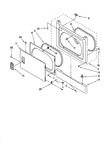 Diagram for 02 - Dryer Front Panel/door