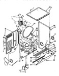 Diagram for 03 - Dryer Cabinet And Motor