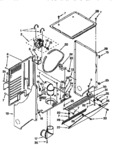 Diagram for 03 - Dryer Cabinet And Motor