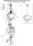 Diagram for 06 - Transmission, Water Seal, Lower Bearing Asmy.