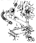 Diagram for 03 - Dryer Motor, Blower, Belt