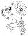 Diagram for 03 - Dryer Motor, Blower, Belt