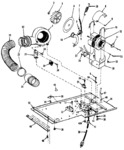 Diagram for 03 - Dryer Motor, Blower, Belt