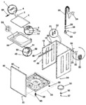 Diagram for 04 - Washer-cabinet, Top Panel, Base