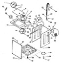 Diagram for 04 - Washer-cabinet, Top Panel, Base