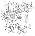 Diagram for 01 - Dryer-cabinet, Drum, Heater