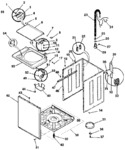 Diagram for 04 - Washer-cabinet, Top Panel, Base