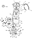 Diagram for 05 - Washer-tubs, Hoses, Motor